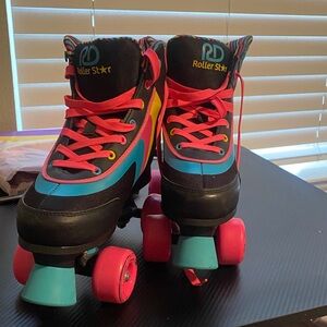 Roller Star Roller Derby Black and Blue Roller Skates kids